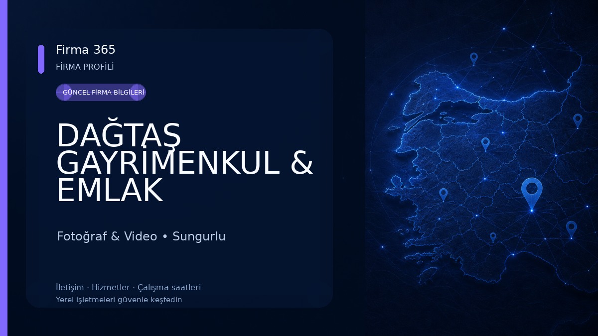 DAĞTAŞ GAYRİMENKUL & EMLAK DANIŞMANI Fotoğraf & Video