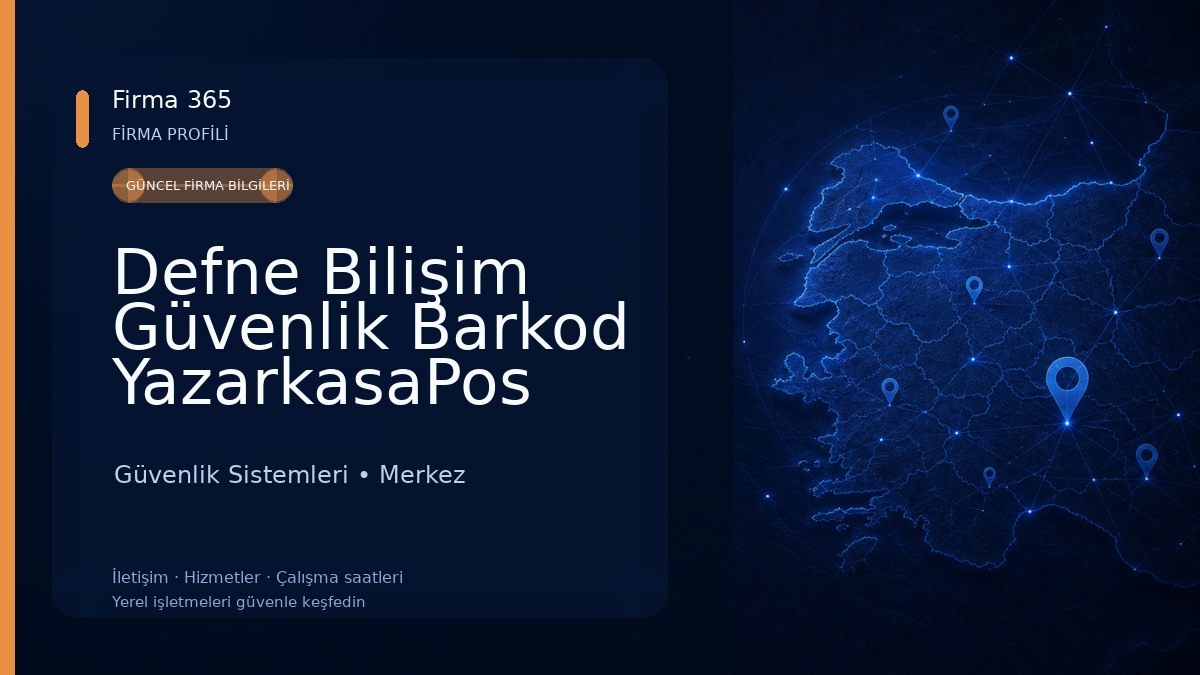 Defne Bilişim Güvenlik Barkod YazarkasaPos Sistemleri