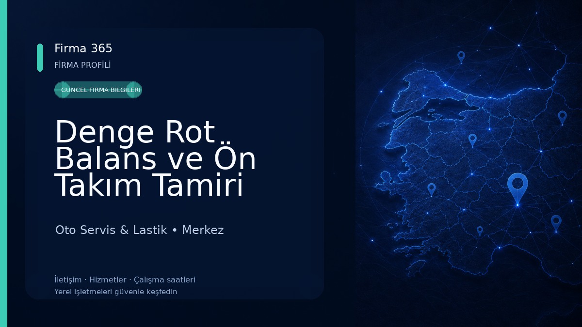 Denge Rot Balans ve Ön Takım Tamiri Oto Servis & Lastik
