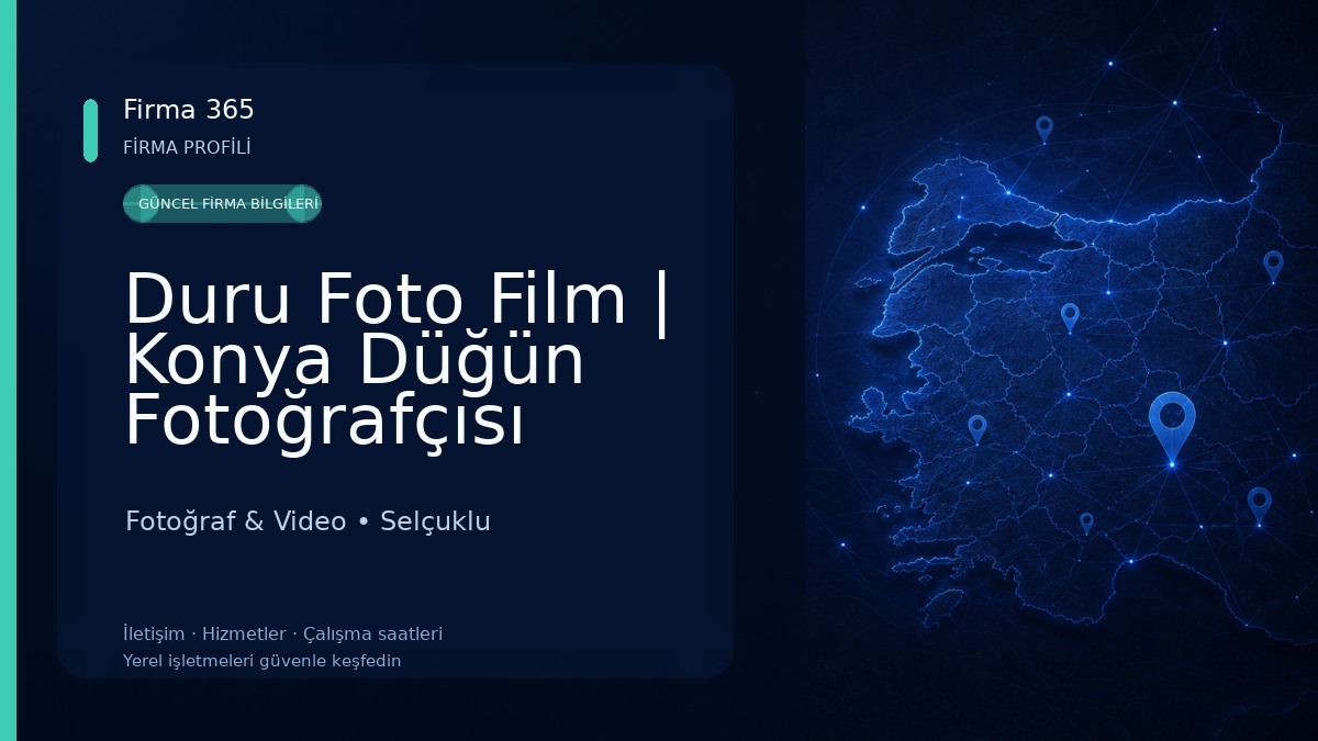 Duru Foto Film | Konya Düğün Fotoğrafçısı Fotoğraf & Video