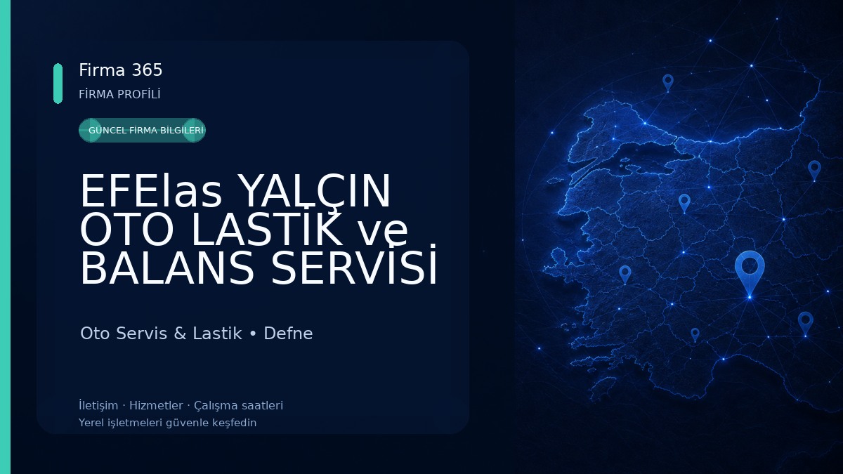 EFElas YALÇIN OTO LASTİK ve BALANS SERVİSİ