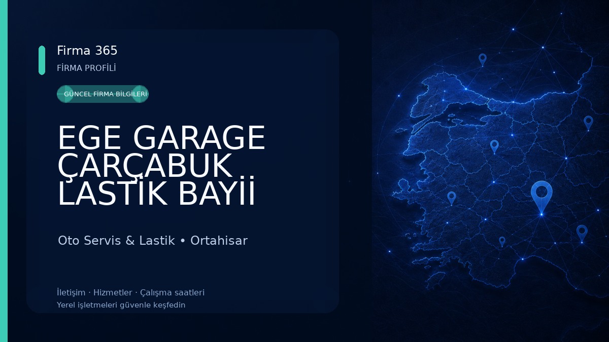 EGE GARAGE ÇARÇABUK LASTİK BAYİİ