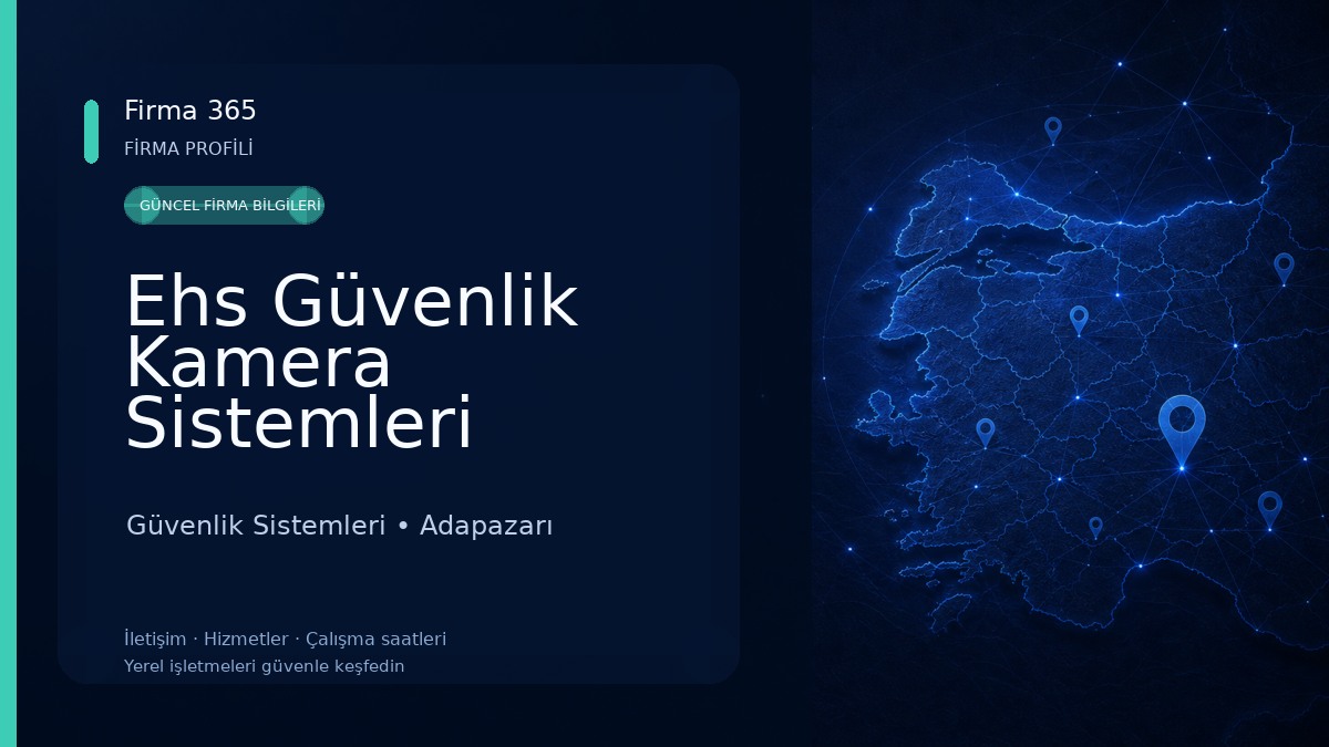 Ehs Güvenlik Kamera Sistemleri Güvenlik Sistemleri