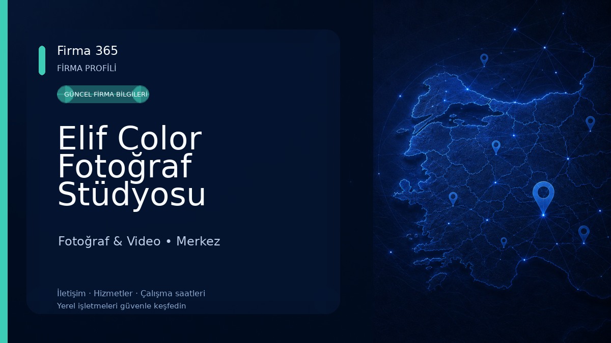 Elif Color Fotoğraf Stüdyosu Fotoğraf & Video