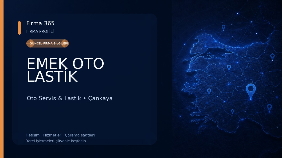 EMEK OTO LASTİK Oto Servis & Lastik
