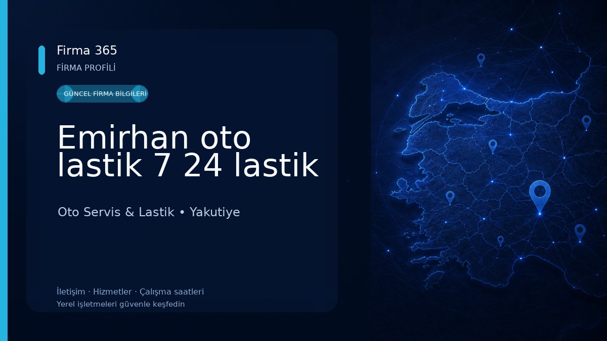 Emirhan oto lastik 7 24 lastik Oto Servis & Lastik