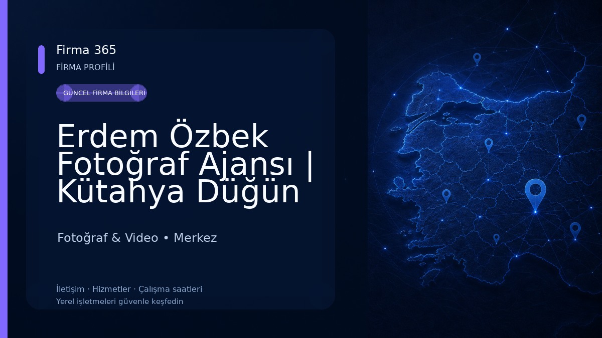 Erdem Özbek Fotoğraf Ajansı | Kütahya Düğün Fotoğrafçısı Fotoğraf & Video