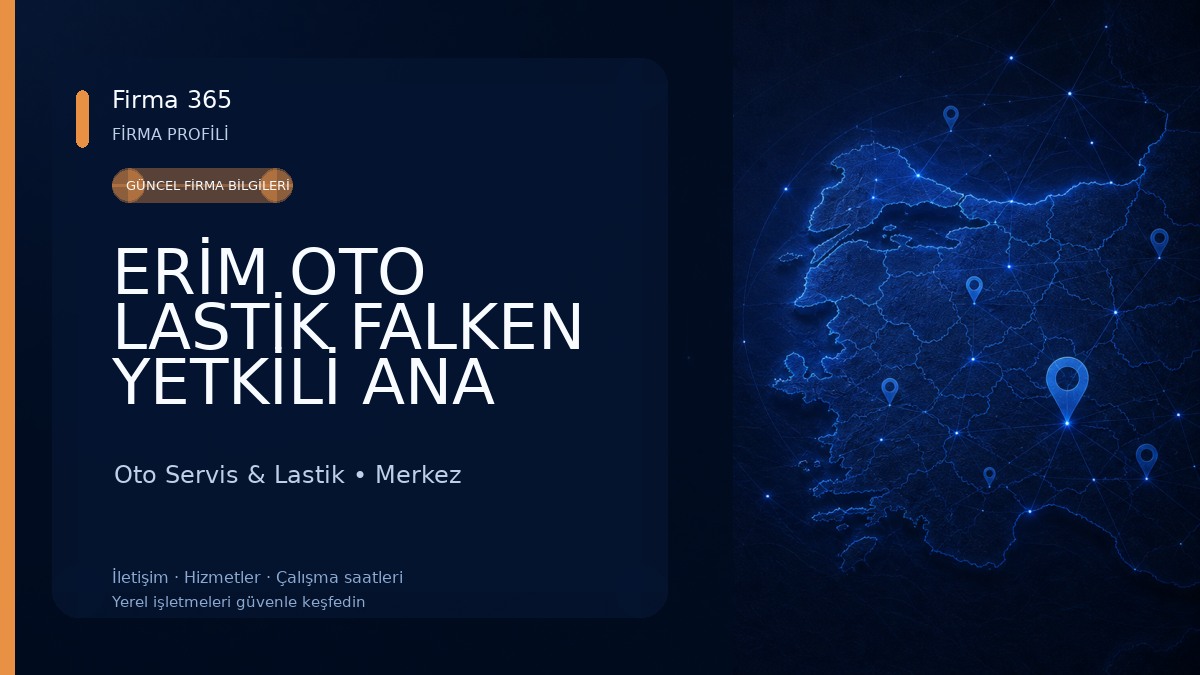 ERİM OTO LASTİK FALKEN YETKİLİ ANA BAYİ
