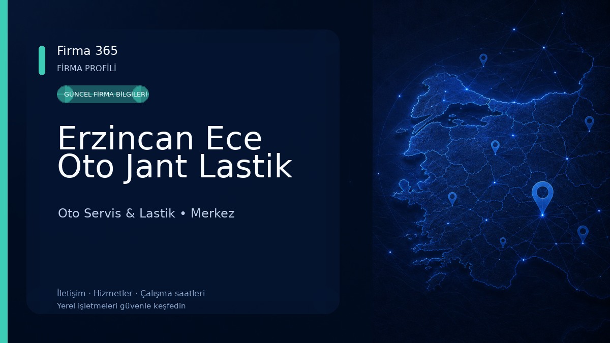 Erzincan Ece Oto Jant Lastik Oto Servis & Lastik
