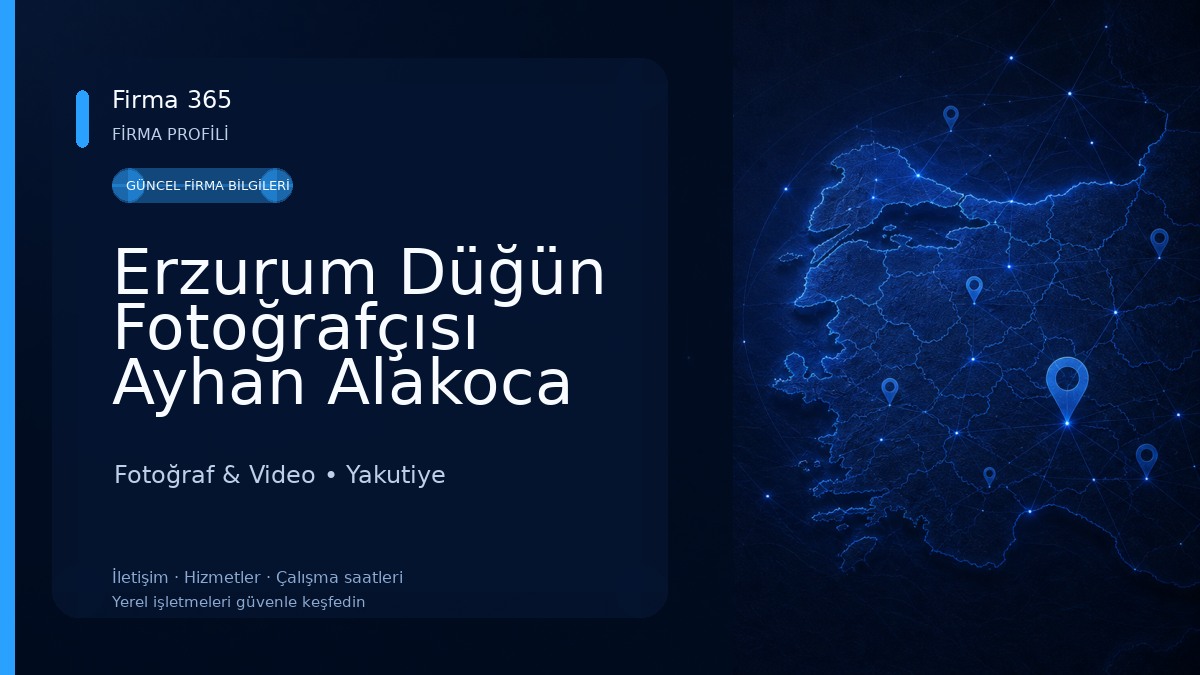 Erzurum Düğün Fotoğrafçısı Ayhan Alakoca Fotoğraf & Video