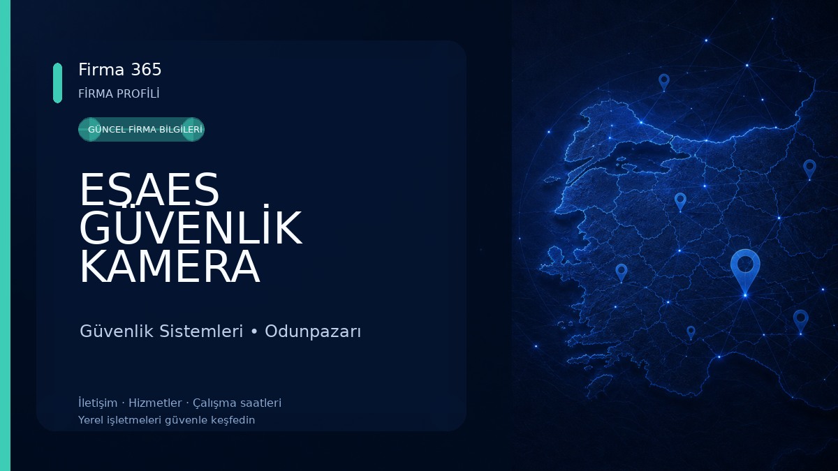 ESAES GÜVENLİK KAMERA SİSTEMLERİ & BARKOD OTOMASYON 