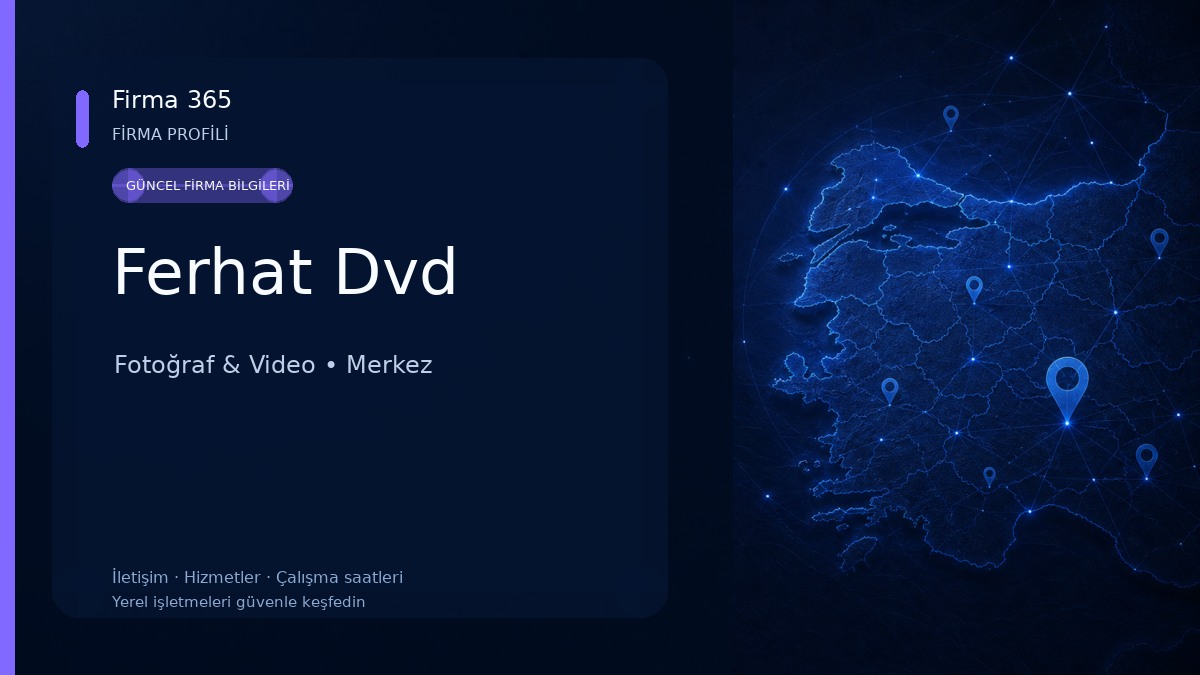 Ferhat Dvd Fotoğraf & Video
