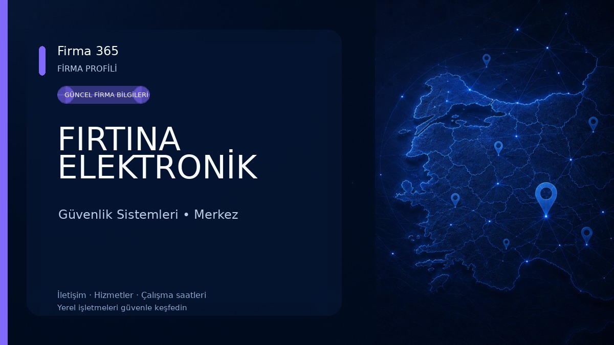 FIRTINA ELEKTRONİK 