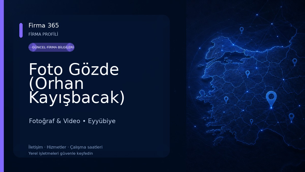 Foto Gözde (Orhan Kayışbacak) Fotoğraf & Video