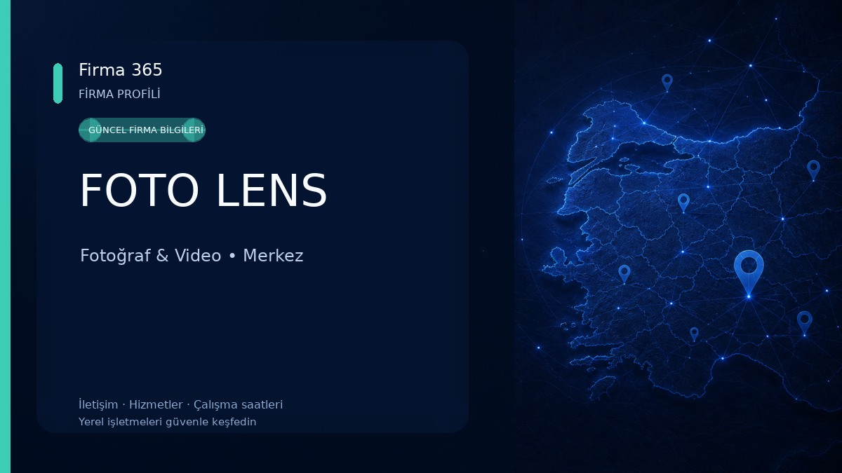 FOTO LENS Fotoğraf & Video