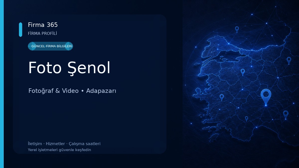 Foto Şenol Fotoğraf & Video