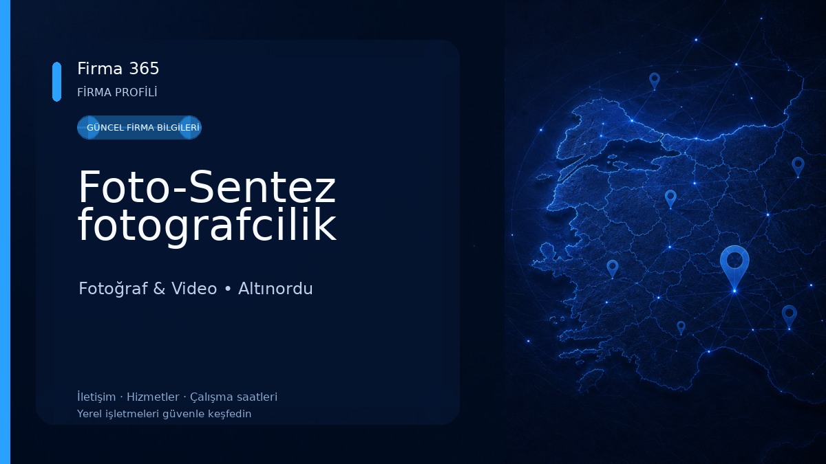 Foto-Sentez fotografcilik Fotoğraf & Video