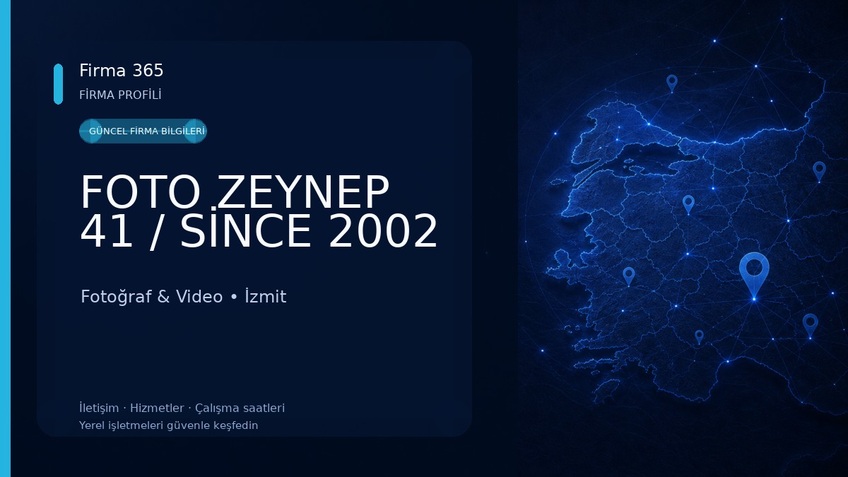 FOTO ZEYNEP 41 / SİNCE 2002 Fotoğraf & Video