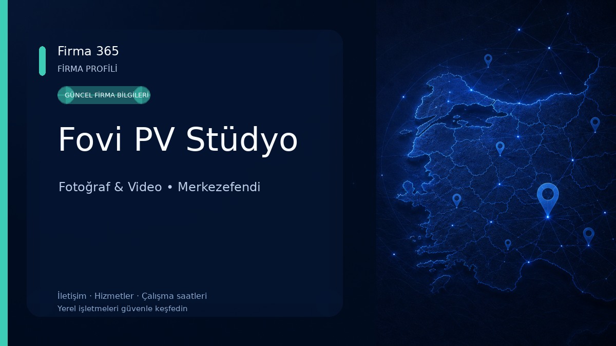 Fovi PV Stüdyo Fotoğraf & Video