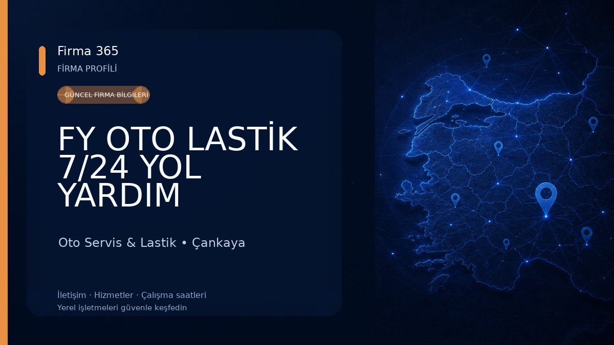 FY OTO LASTİK 7/24 YOL YARDIM Oto Servis & Lastik