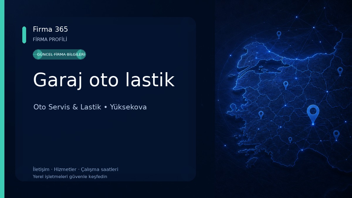 Garaj oto lastik