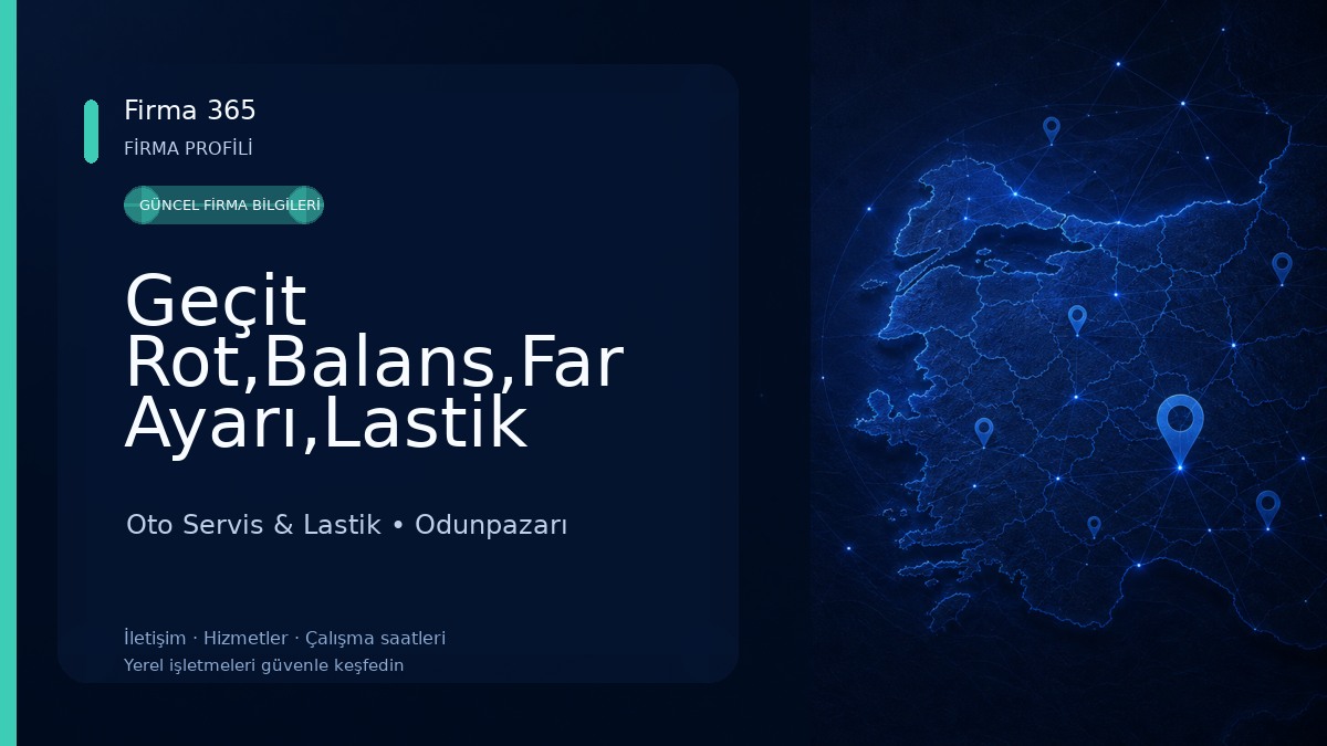Geçit Rot,Balans,Far Ayarı,Lastik Tamiri ve Lastik Değişim Servisi Oto Servis & Lastik