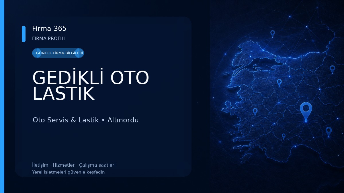 GEDİKLİ OTO LASTİK