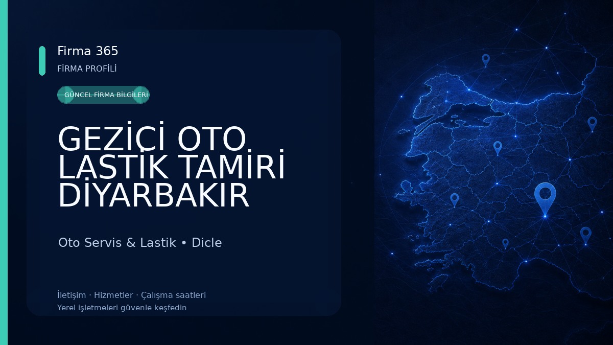GEZİCİ OTO LASTİK TAMİRİ DİYARBAKIR