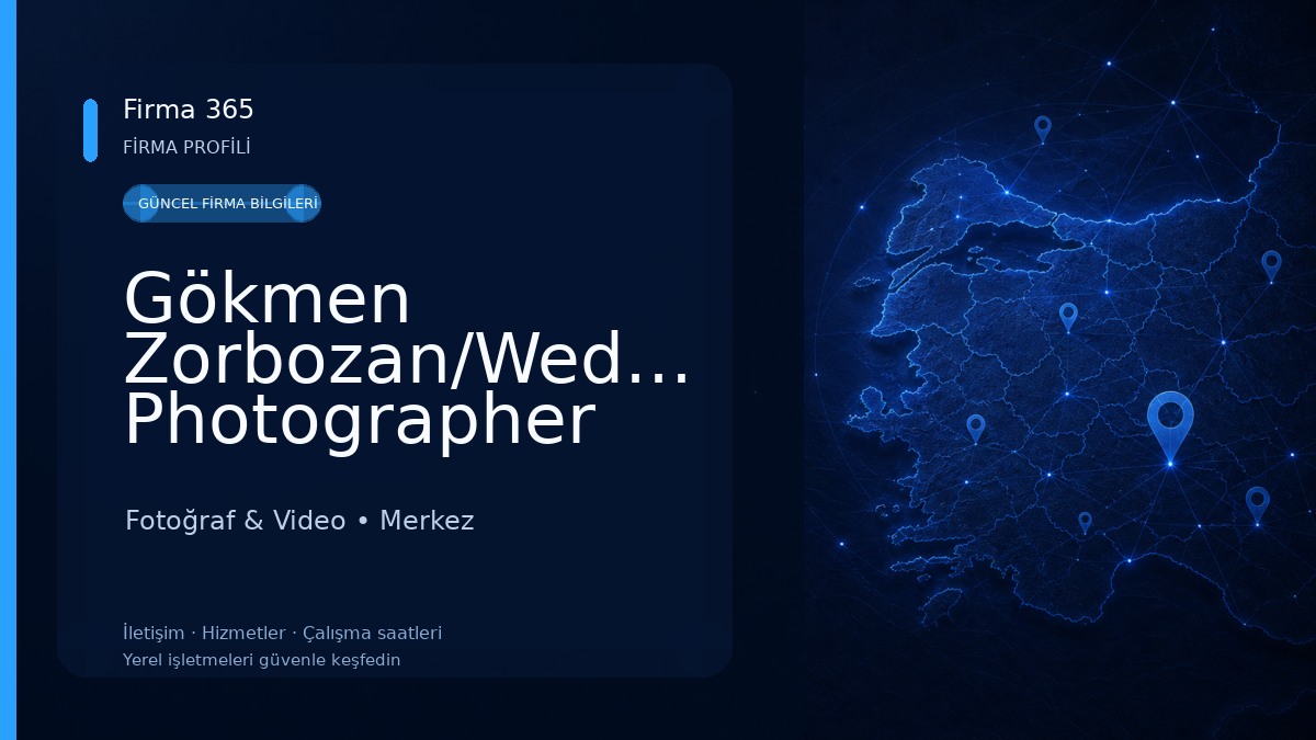 Gökmen Zorbozan/Wedding Photographer Fotoğraf & Video