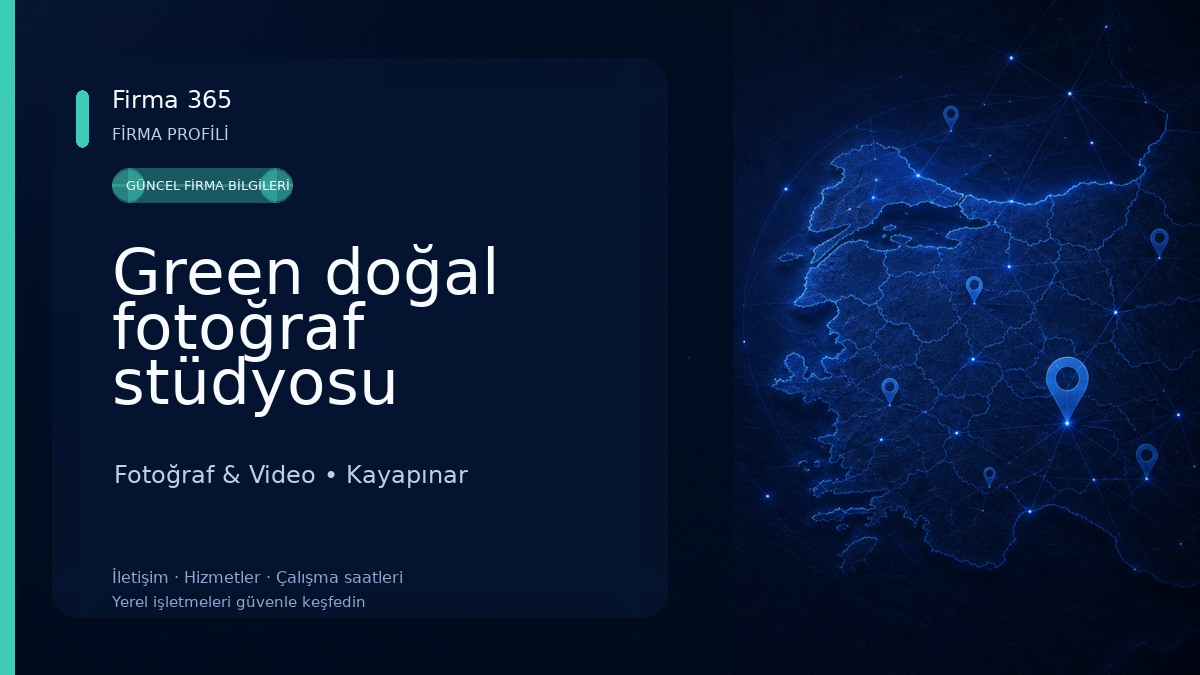Green doğal fotoğraf stüdyosu