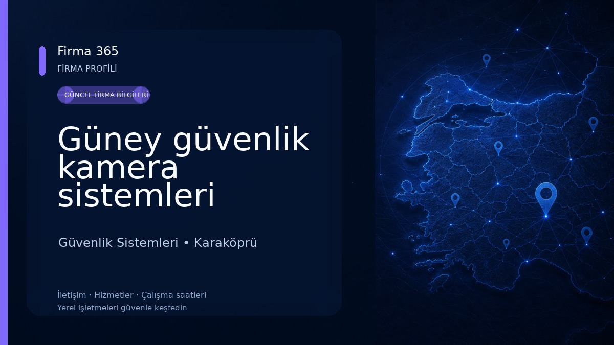 Güney güvenlik kamera sistemleri