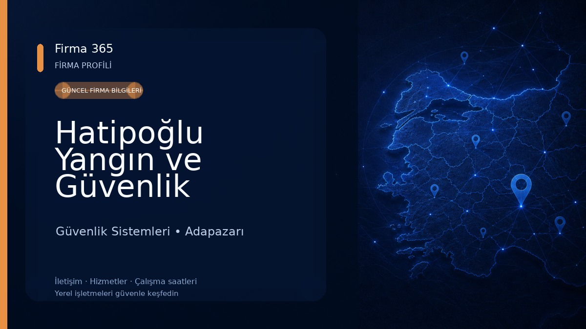 Hatipoğlu Yangın ve Güvenlik Sistemleri Güvenlik Sistemleri