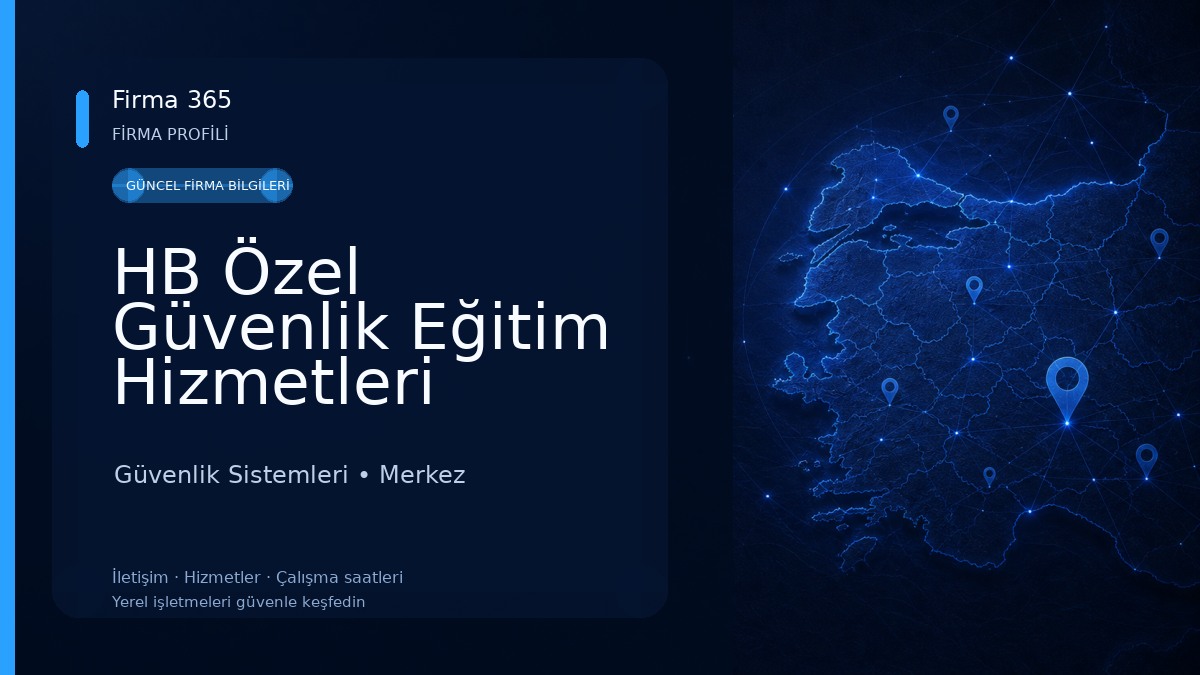 HB Özel Güvenlik Eğitim Hizmetleri