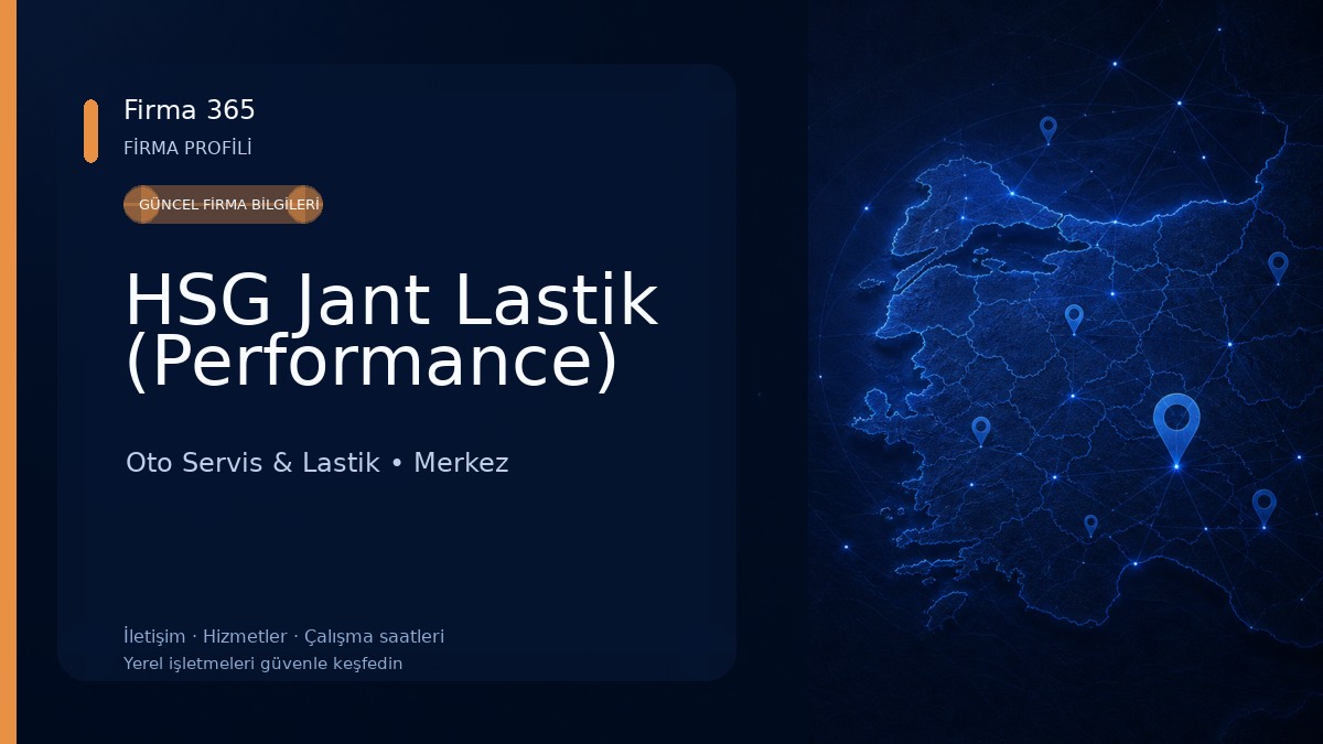 HSG Jant Lastik (Performance) 