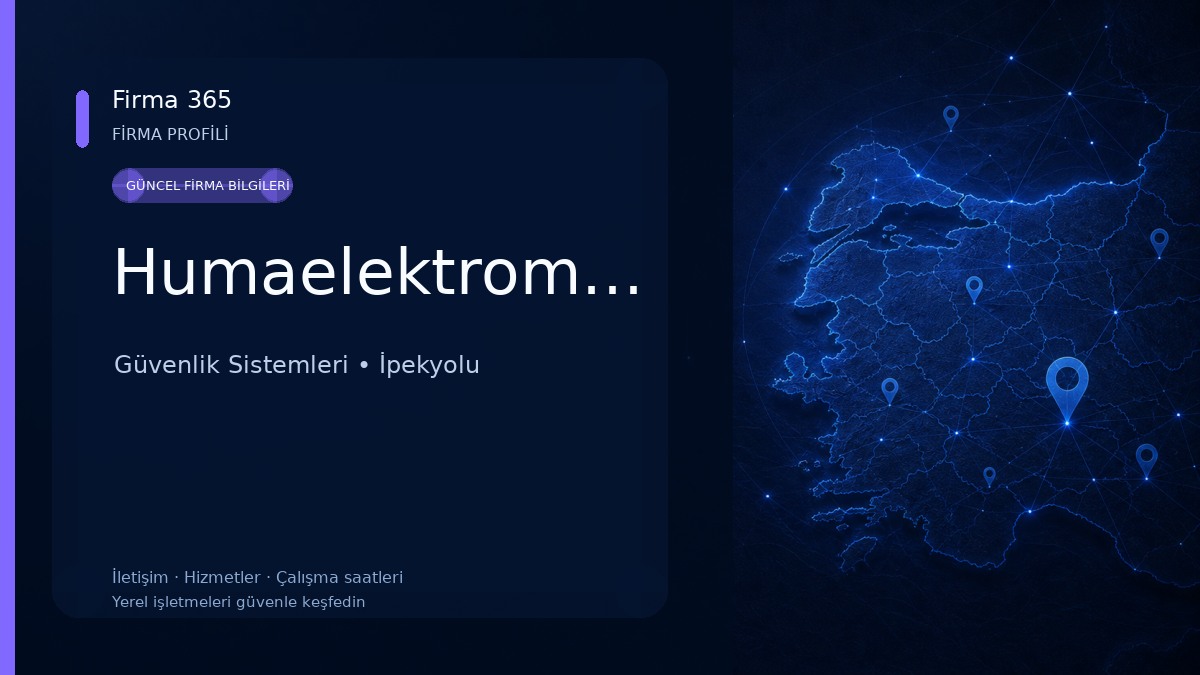 Humaelektromarket Güvenlik Sistemleri