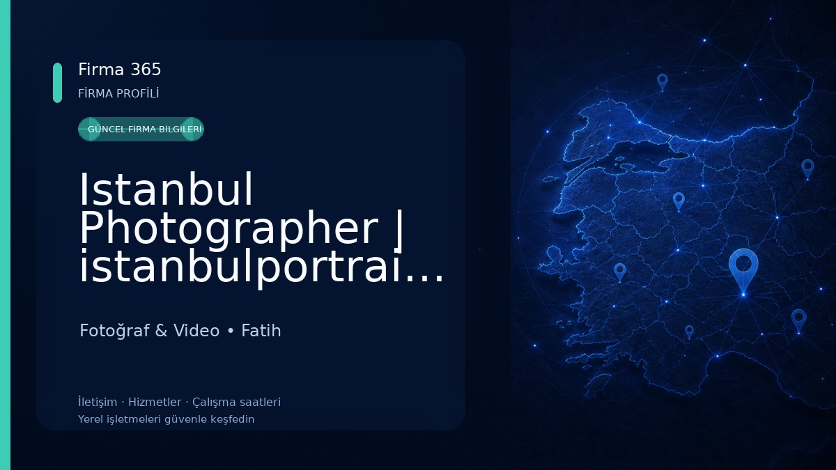 Istanbul Photographer | istanbulportrait.com Fotoğraf & Video