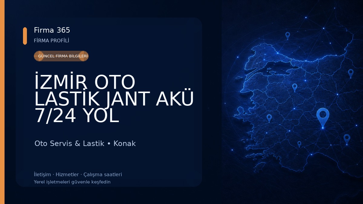 İZMİR OTO LASTİK JANT AKÜ 7/24 YOL YARDIM 