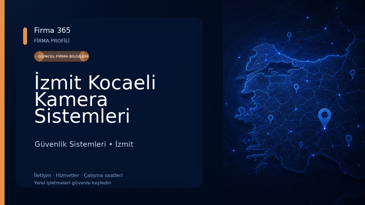 İzmit Kocaeli Kamera Sistemleri Yılmaz Bilgisayar Güvenlik Sistemleri