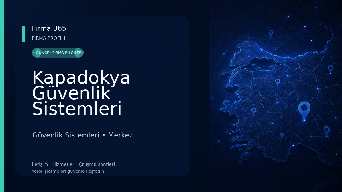 Kapadokya Güvenlik Sistemleri 