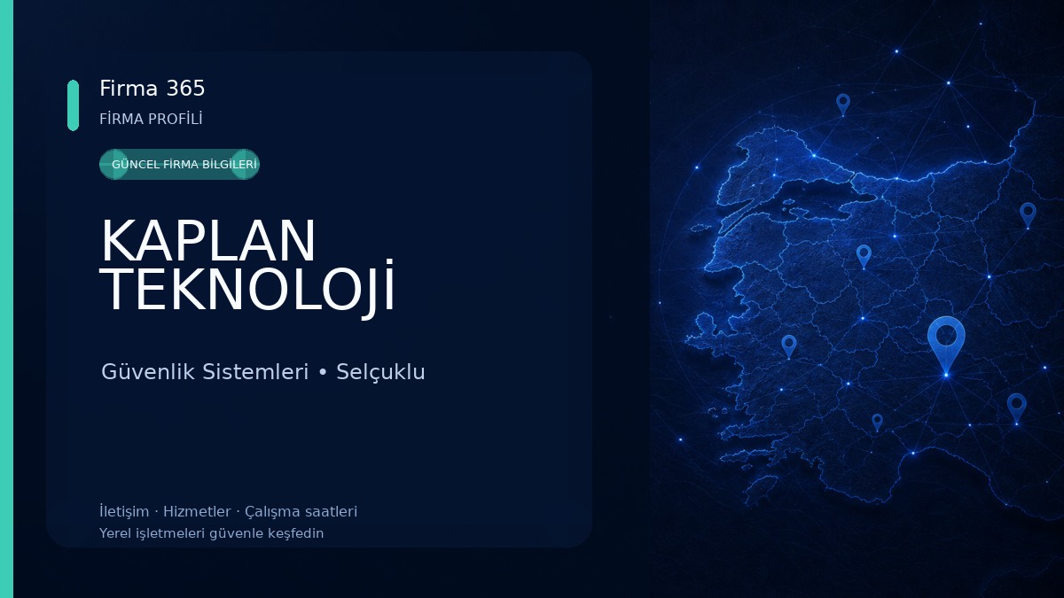 KAPLAN TEKNOLOJİ Güvenlik Sistemleri