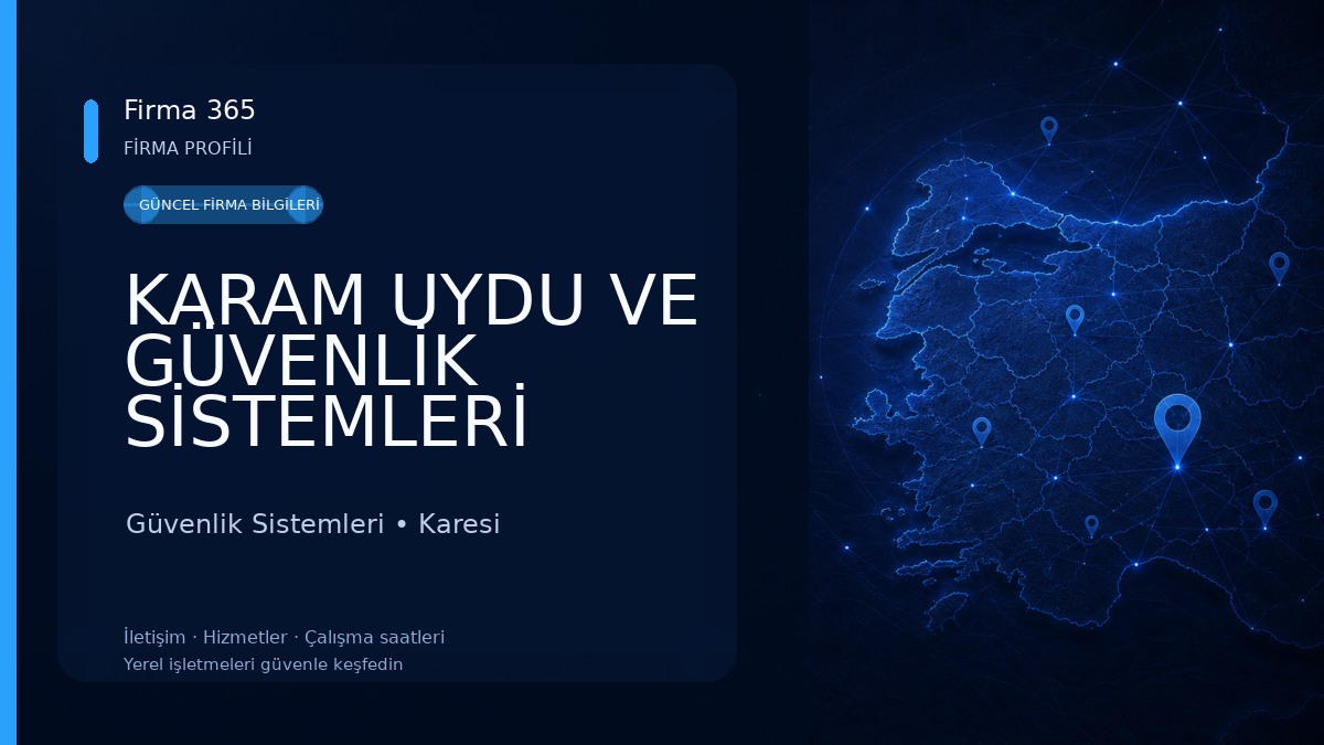 KARAM UYDU VE GÜVENLİK SİSTEMLERİ