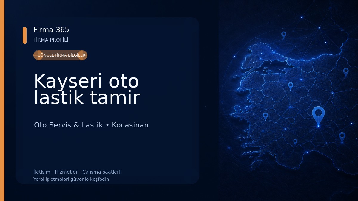Kayseri oto lastik tamir