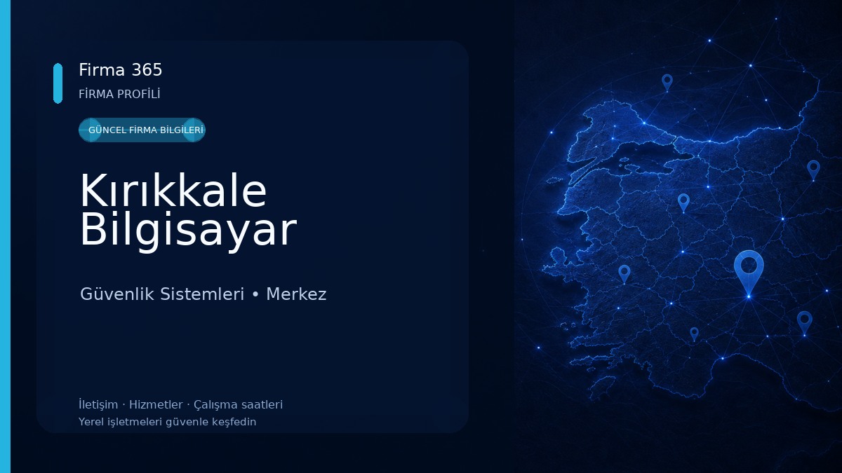 Kırıkkale Bilgisayar Güvenlik Sistemleri