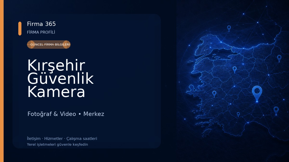 Kırşehir Güvenlik Kamera Sistemleri Fotoğraf & Video