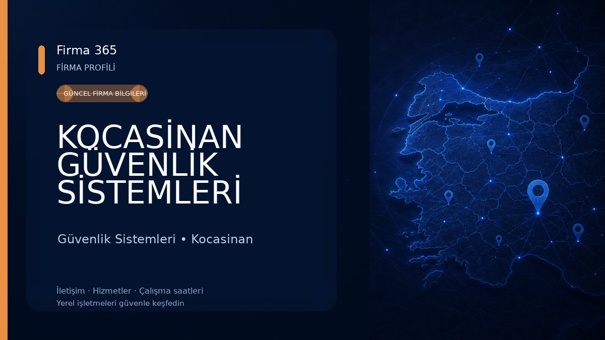 KOCASİNAN GÜVENLİK SİSTEMLERİ Güvenlik Sistemleri