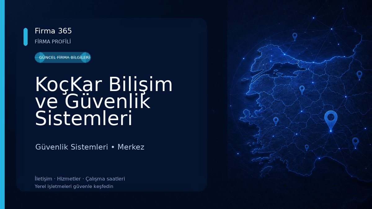 KoçKar Bilişim ve Güvenlik Sistemleri Güvenlik Sistemleri