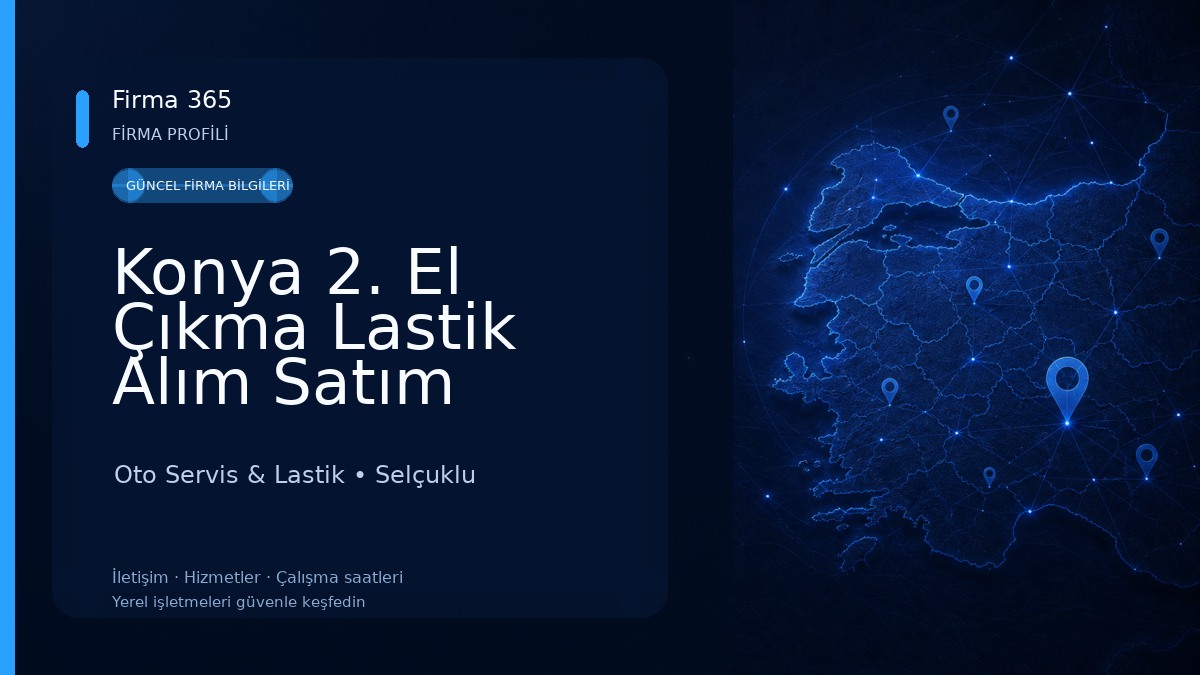 Konya 2. El Çıkma Lastik Alım Satım