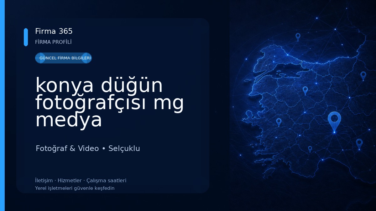 konya düğün fotoğrafçısı mg medya Fotoğraf & Video