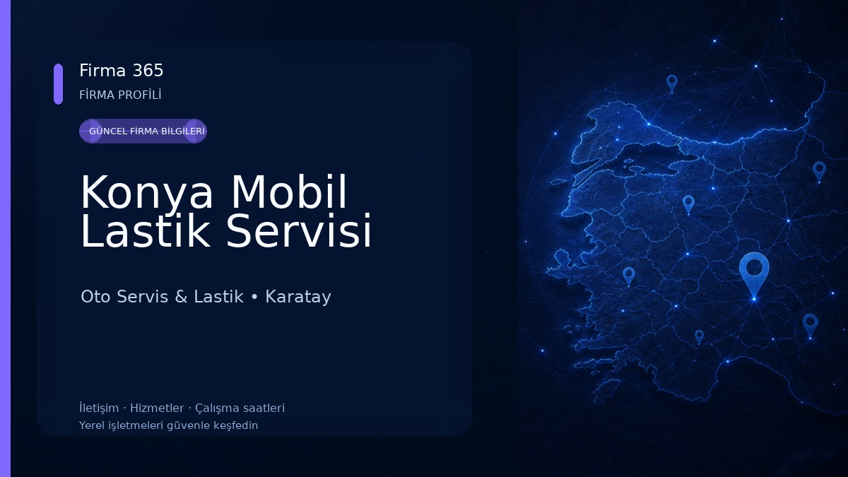Konya Mobil Lastik Servisi Oto Servis & Lastik