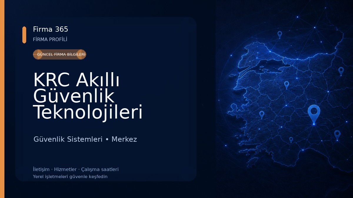 KRC Akıllı Güvenlik Teknolojileri